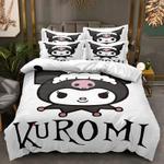 kuromi 4 duvet cover quilt cover pillowcase bedding set bed linen home decor 0