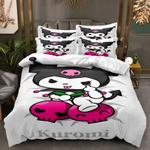 kuromi 7 duvet cover quilt cover pillowcase bedding set bed linen home decor 0