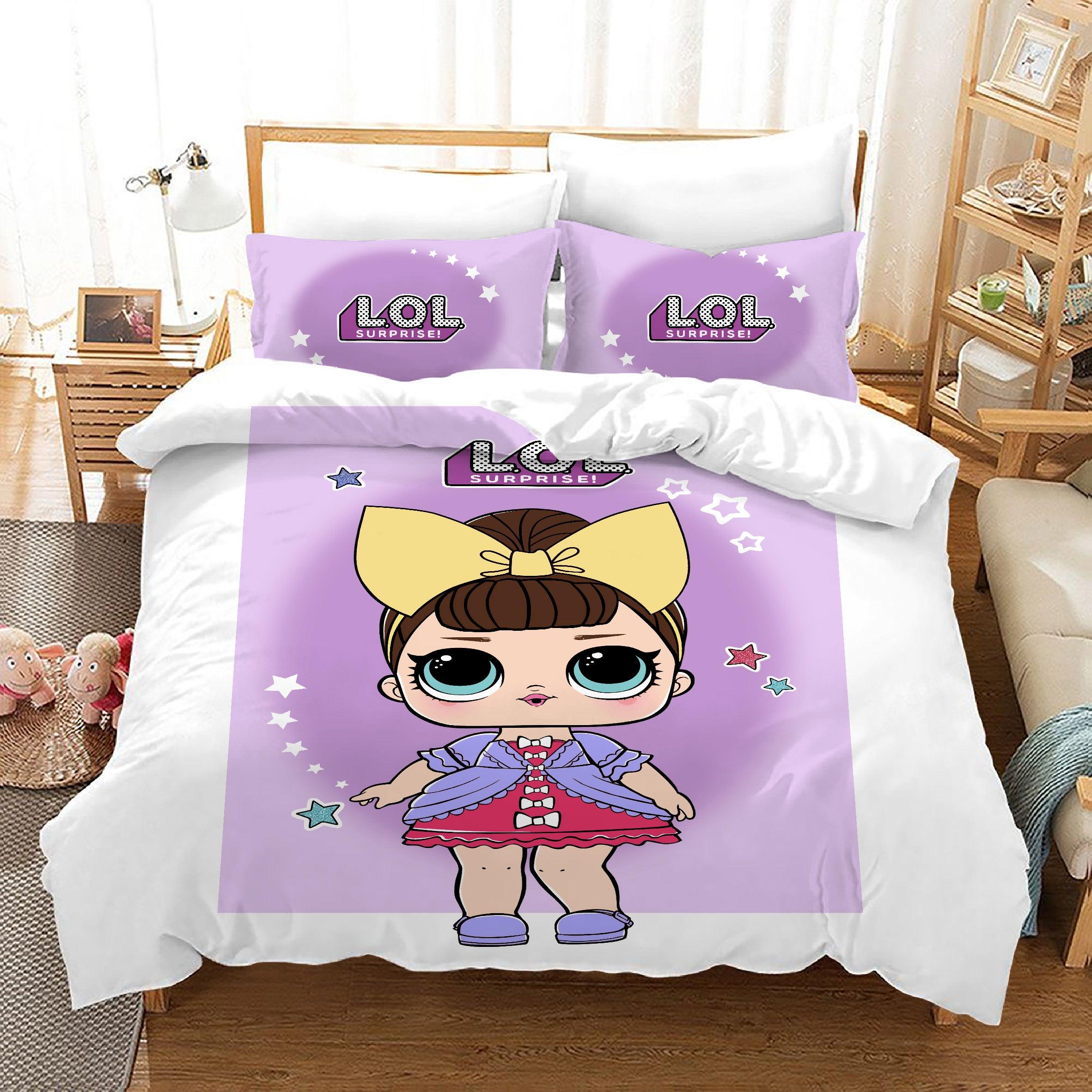 L.O.L. Surprise! #36 Duvet Cover Quilt Cover Pillowcase Bedding Set Bed Home Bedroom Decor l o l surprise 36 duvet cover quilt cover pillowcase bedding set bed linen home bedroom decor 0