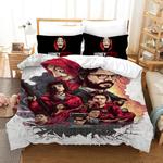 la casa de papel 4 duvet cover quilt cover pillowcase bedding set bed linen home bedroom decor 0