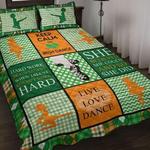 live love dance bedding set ballet dancing bedding cover irish dance bed set design ballerina gifts bedding cover with 2 pillowcases 100 polyester 0