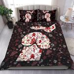 love pet dog funny dogs shape bedding set dog mom gift christmas decor bedding cover with 2 pillowcases 100 polyester 0