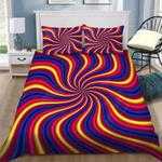 loving hippie bedding set hippie pattern quilt bed set hippie gift bedding cover with 2 pillowcases 100 polyester 0