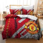 manchester united football club 5 duvet cover quilt cover pillowcase bedding set bed linen home decor 0