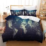 map of the world 2 duvet cover quilt cover pillowcase bedding set bed linen home bedroom decor 0