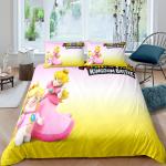 mario princess peach 2 3d printed duvet cover quilt cover pillowcase bedding set bed linen home decor 0