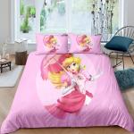 mario princess peach 4 3d printed duvet cover quilt cover pillowcase bedding set bed linen home decor 0