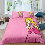 mario princess peach 9 3d printed duvet cover quilt cover pillowcase bedding set bed linen home decor 0