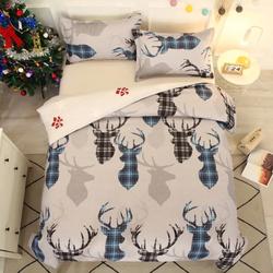 Merry Christmas #4 Duvet Cover Quilt Cover Pillowcase Bedding Set Bed Home Decor