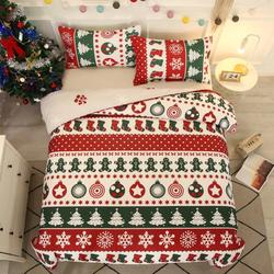 Merry Christmas #6 Duvet Cover Quilt Cover Pillowcase Bedding Set Bed Home Decor