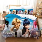 miraculous ladybug cat noir 10 duvet cover quilt cover pillowcase bedding set bed linen home bedroom decor 1 0