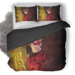 miraculous ladybug cat noir 2 duvet cover quilt cover pillowcase bedding set bed linen home bedroom decor 0