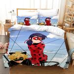 miraculous ladybug cat noir 21 duvet cover quilt cover pillowcase bedding set bed linen home bedroom decor 0
