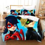 miraculous ladybug cat noir 26 duvet cover quilt cover pillowcase bedding set bed linen home bedroom decor 0