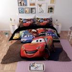 movie cars lightning mcqueen 5 duvet cover quilt cover pillowcase bedding set 0