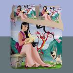 mulan 6 duvet cover quilt cover pillowcase bedding set bed linen home bedroom decor 0