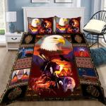 native american heritage day comforter set indigenous horse wolf egle bedding cover with 2 pillowcases 100 polyester 0