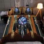 native wolf bedding set native american dreamcatcher relfect wolves bedding cover with 2 pillowcases 100 polyester 0