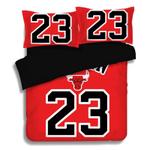 nba chicago bulls 23 michael jordan duvet cover bedding set pillowcase 0