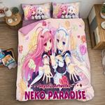 nekopara 1 duvet cover quilt cover pillowcase bedding set bed linen home bedroom decor 0