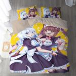 nekopara 11 duvet cover quilt cover pillowcase bedding set bed linen home bedroom decor 0