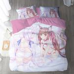 nekopara 13 duvet cover quilt cover pillowcase bedding set bed linen home bedroom decor 0
