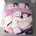 nekopara 4 duvet cover quilt cover pillowcase bedding set bed linen home bedroom decor 0