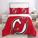 new jersey hockey league devils 7 3d printed duvet cover quilt cover pillowcase bedding set be 0