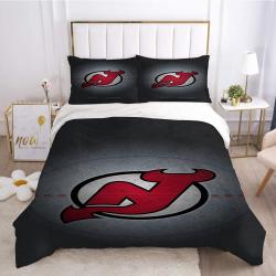 New Jersey Hockey League Devils #2 3D Printed Duvet Cover Quilt Cover Pillowcase Bedding Set Bed Home Decor