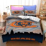 nfl chicago bears 7 duvet cover quilt cover pillowcase bedding set bed linen home bedroom decor 0