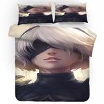 nier automata yorha 2b 11 duvet cover quilt cover pillowcase bedding set bed linen home decor 0