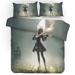 nier automata yorha 2b 8 duvet cover quilt cover pillowcase bedding set bed linen home decor 0