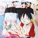 one piece monkey d luffy 18 duvet cover quilt cover pillowcase bedding set 0