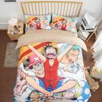 one piece monkey d luffy 21 duvet cover quilt cover pillowcase bedding set 0
