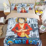 one piece monkey d luffy 22 duvet cover quilt cover pillowcase bedding set 0