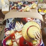 one piece monkey d luffy 23 duvet cover quilt cover pillowcase bedding set 0