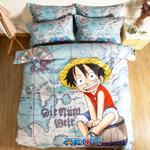 one piece monkey d luffy 5 duvet cover quilt cover pillowcase bedding set 0