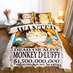one piece monkey d luffy 8 duvet cover quilt cover pillowcase bedding set 0