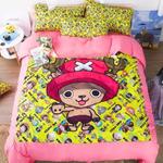 one piece tony tony chopper 3 duvet cover quilt cover pillowcase bedding set 0
