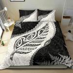 paua shell maori silver fern bedding set duvet cover bedroom decor bedding cover with 2 pillowcases 100 polyester 0