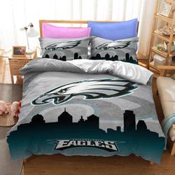 Philadelphia Football Eagles#19 Duvet Cover Quilt Cover Pillowcase Bedding Set Bed Home Bedroom Decor
