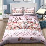 pig gods say you are bedding set pig animal farmer gift idea home decor bedding cover with 2 pillowcases 100 polyester 0