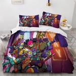 rise of the teenage mutant ninja turtles bedding set quilt cover without filler 0