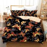 rudiment butterfly 3d printing nursery bedding set cute bedroom decor bedding cover with 2 pillowcases 100 polyester 0
