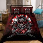 samurai japanese art warrior bedding set boody samrai tattoo asian bedding cover with 2 pillowcases 100 polyester 0