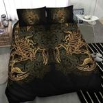 scorpio zodiac bedding duvet cover scorpions lover gift home decor bedding cover with 2 pillowcases 100 polyester 0