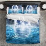 sea moon bedding set beautiful moon bedding cover pillow covers moon lovers roommates gift bedding cover with 2 pillowcases 100 polyester 0