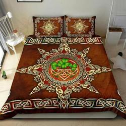 Shamrock Celtic Pattern Bedding Set St Patrick's Day Irish Lucky Day