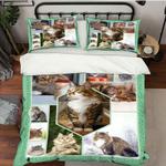 siberian cat bedding set cute cat print bedding package pet lover bedclothes bedroom decor bedding cover with 2 pillowcases 100 polyester 0