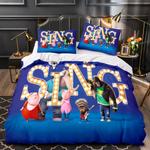 sing 2 1 duvet cover quilt cover pillowcase bedding set bed linen home decor 11 0